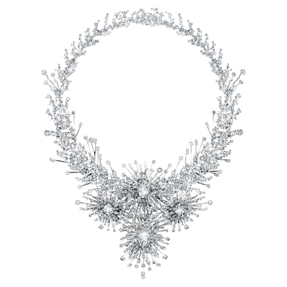 Galaxy 项链, 总重 156.62 克拉培育钻石, 混合造型, 18K 金（白色) - Swarovski, 5692689