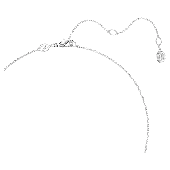 Dextera 펜던트, 파베, 화이트, 로듐 플래팅 - Swarovski, 5692737