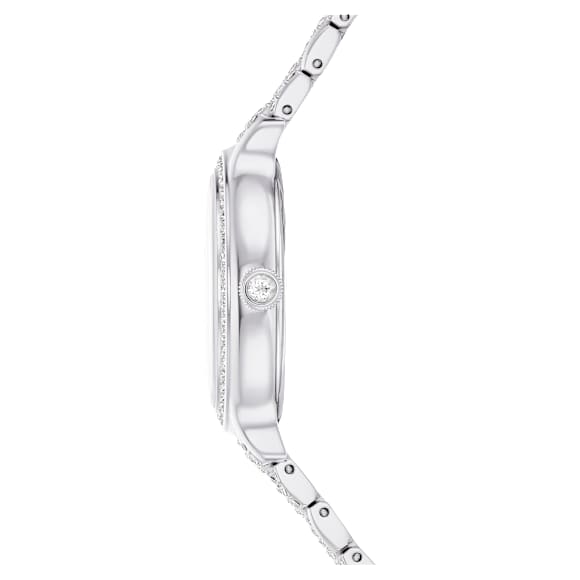 Imber watch, Swiss Made, Metal bracelet, Silver tone, Stainless Steel - Swarovski, 5693634