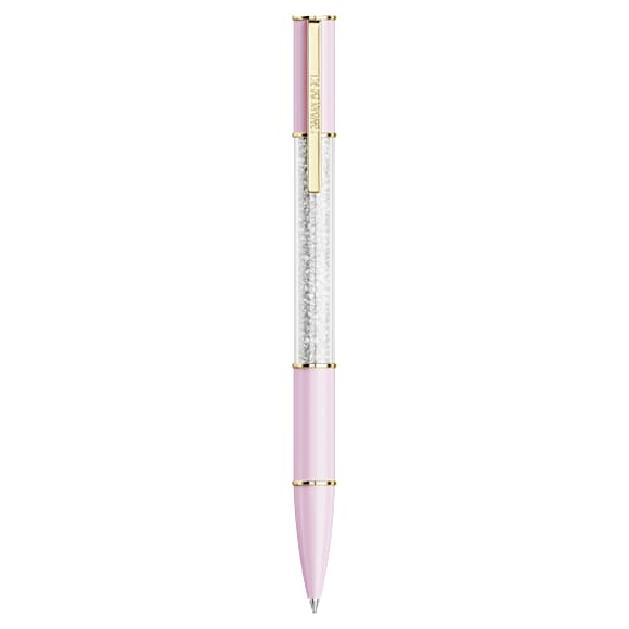 Crystalline Lustre ballpoint pen, Pink, Gold-tone plated - Swarovski, 5693725
