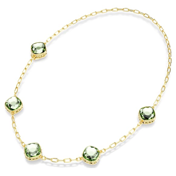 Chroma strandage, Octagon cut, Multicolored, Gold-tone plated - Swarovski, 5695863