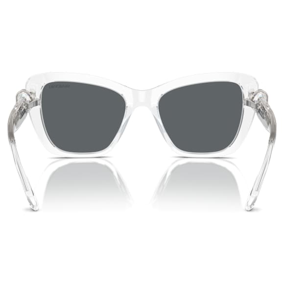 Lunettes de soleil, Forme carrée, SK6018, Blanches - Swarovski, 5695968