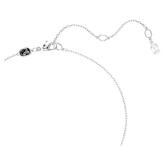 Hyperbola pendant, Mixed cuts, White, Mixed metal finish - Swarovski, 5696626