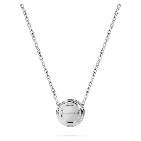 Pandantiv solitaire halo Eternity, Diamante create în laborator 0.23 ct tw, Formă rotundă, Argint veritabil - Swarovski, 5697105