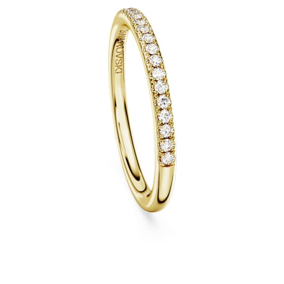 Eternity karikagyűrű, Laboratóriumi gyémántok 0,2 ct tw, Kerek, 18K sárgaarany - Swarovski, 5697736