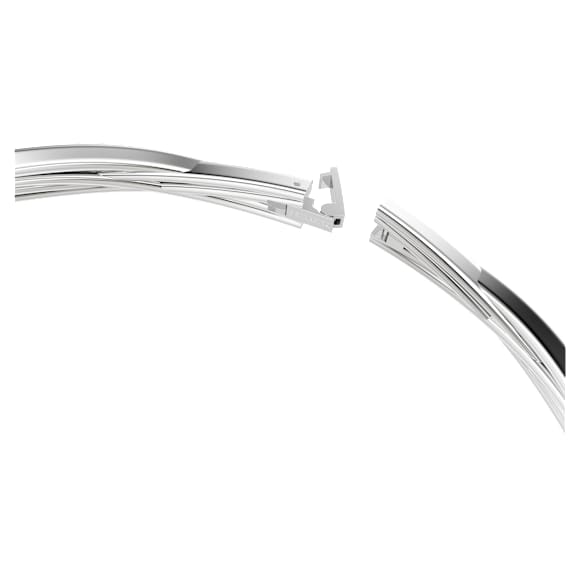 Hyperbola Halsband, Verschiedene Schliffe, Weiß, Metallmix - Swarovski, 5698477