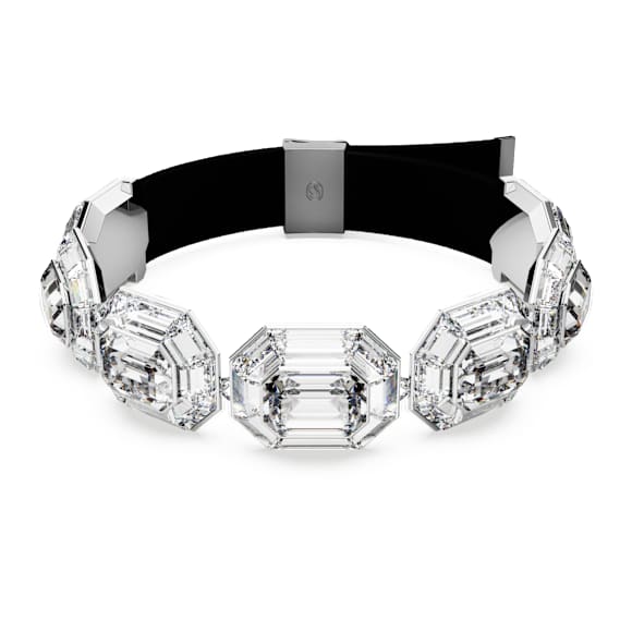 Lucent Halsband, Oktagon-Schliff, Weiß, Rhodiniert - Swarovski, 5698527
