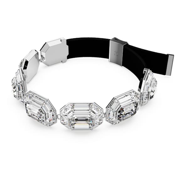 Lucent Halsband, Oktagon-Schliff, Weiß, Rhodiniert - Swarovski, 5698527