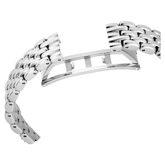 Dextera Octagon watch, Swiss Made, Metal bracelet, Silver Tone, Stainless steel - Swarovski, 5698690