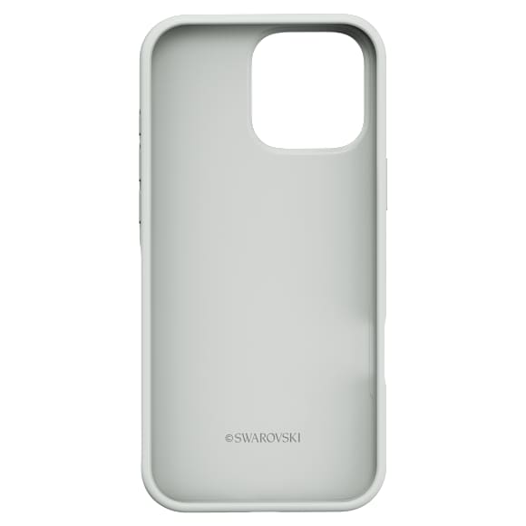 Ovitek za mobilni telefon High, iPhone® 16 Pro Max, Srebrn odtenek - Swarovski, 5698780