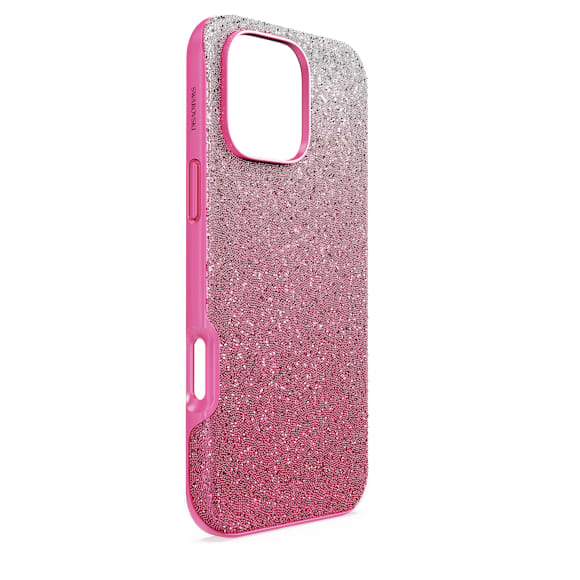 High smartphone case, Color gradient, iPhone® 16 Pro Max, Pink - Swarovski, 5698786
