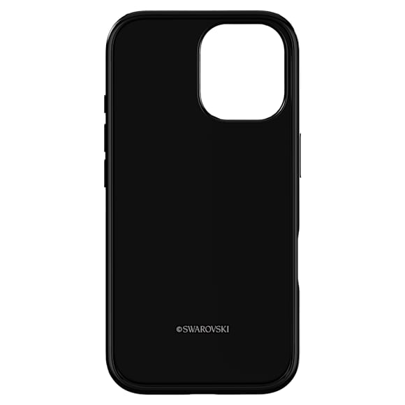 High smartphone case, iPhone® 16, Black - Swarovski, 5698788