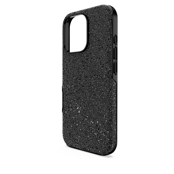 High スマートフォンケース, iPhone® 16 Pro, ブラック | Swarovski