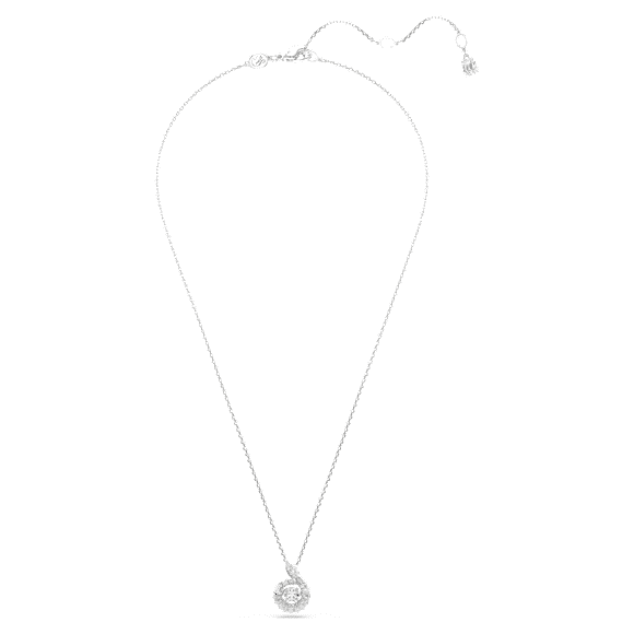 Snake hanger, Verschillende slijpvormen, Jaar van de Slang, Wit, Rodium toplaag - Swarovski, 5698890