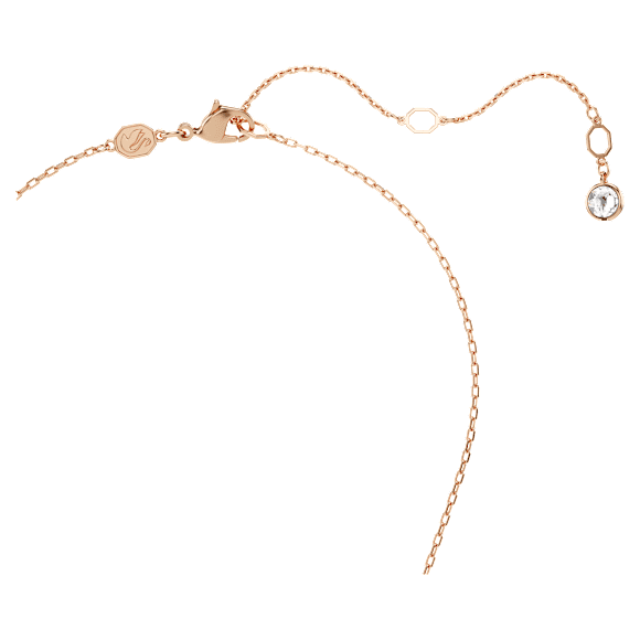 Idyllia 펜던트, 믹스 컷, 꽃, 핑크, 로즈골드 톤 플래팅 - Swarovski, 5699086