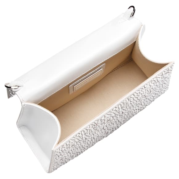 Sac MARINA RAPHAEL Micro Stella, Blanc - Swarovski, 5699251