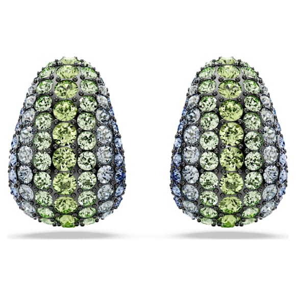 Sublima Drop-Ohrhänger, Rundschliff, Klein, Mehrfarbig, Rutheniert - Swarovski, 5699565