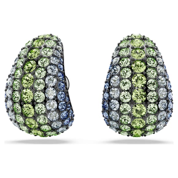 Sublima Drop-Ohrhänger, Rundschliff, Klein, Mehrfarbig, Rutheniert - Swarovski, 5699565