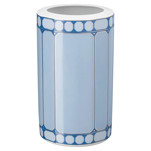 Signum vase, Porcelain, Blue - Swarovski, 5699992