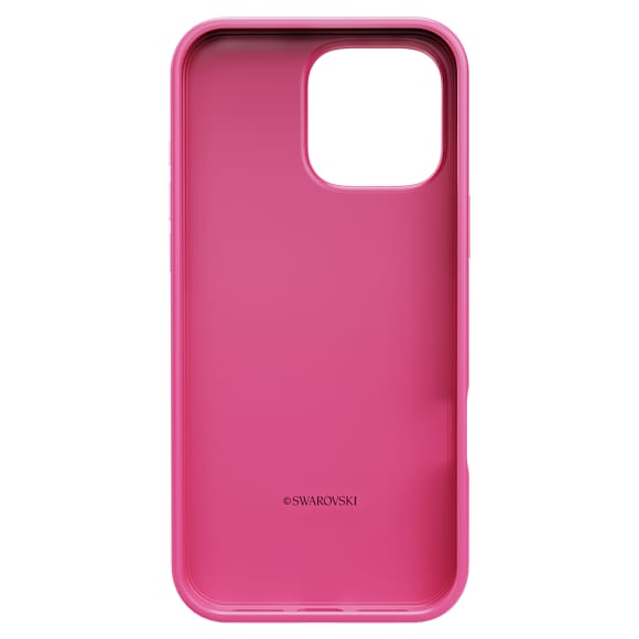 High smartphone case, Crystal print motif, iPhone® 16 Pro Max, Pink - Swarovski, 5700009
