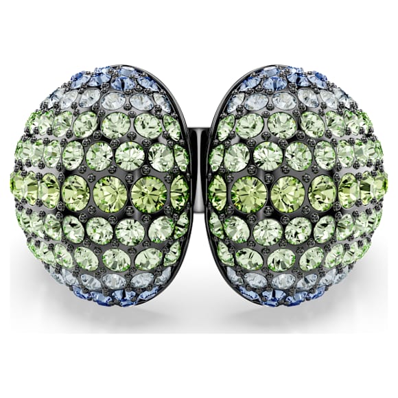 Sublima cocktail ring, Round cut, Multicolored, Ruthenium plated - Swarovski, 5700928