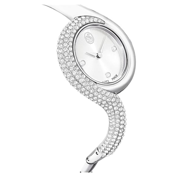 Orologio Dextera Asymmetric, Fabbricato in Svizzera, Bracciale di metallo, Tono argentato, Acciaio inossidabile - Swarovski, 5700996