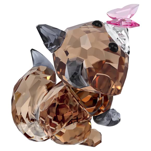 Idyllia Vulpe și fluture - Swarovski, 5701250
