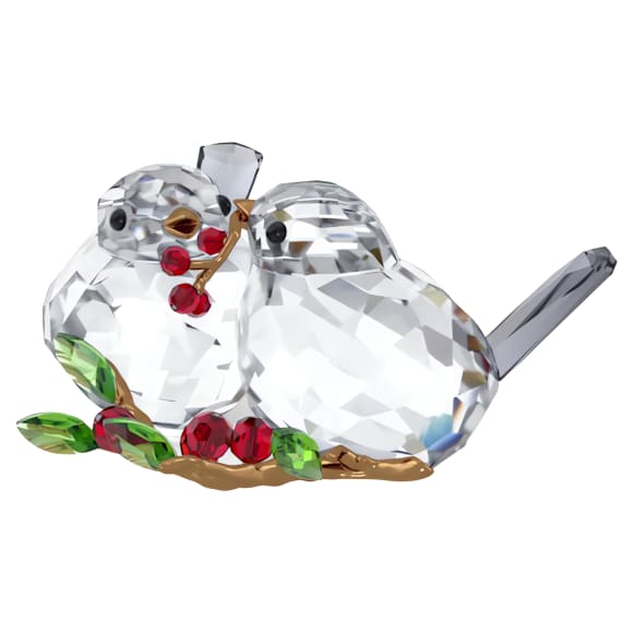 Idyllia par ptic in jagode - Swarovski, 5701371