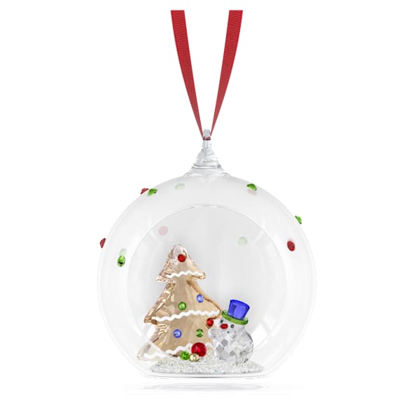 Holiday Cheers 聖誕樹與雪人聖誕球掛飾 - Swarovski, 5701509