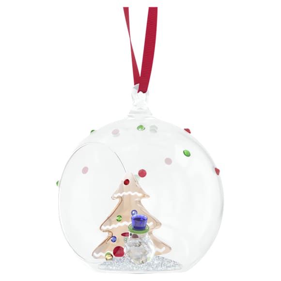 Holiday Cheers 聖誕樹與雪人聖誕球掛飾 - Swarovski, 5701509
