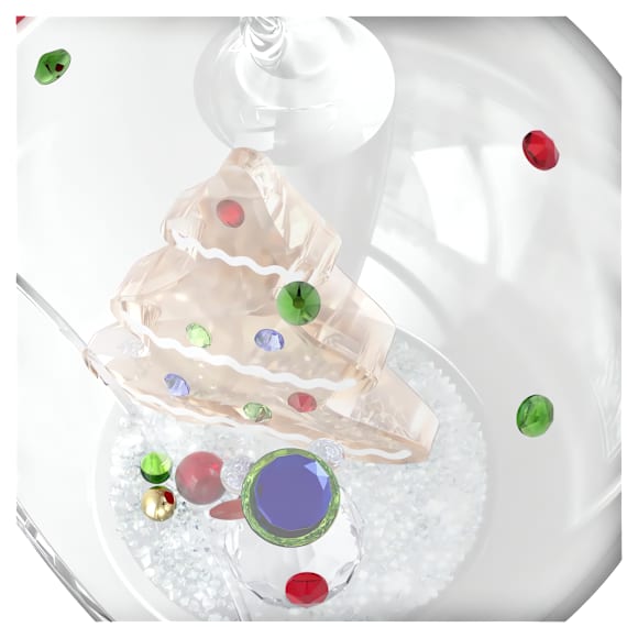 Holiday Cheers Tree and Snowman Ball Ornament - Swarovski, 5701509