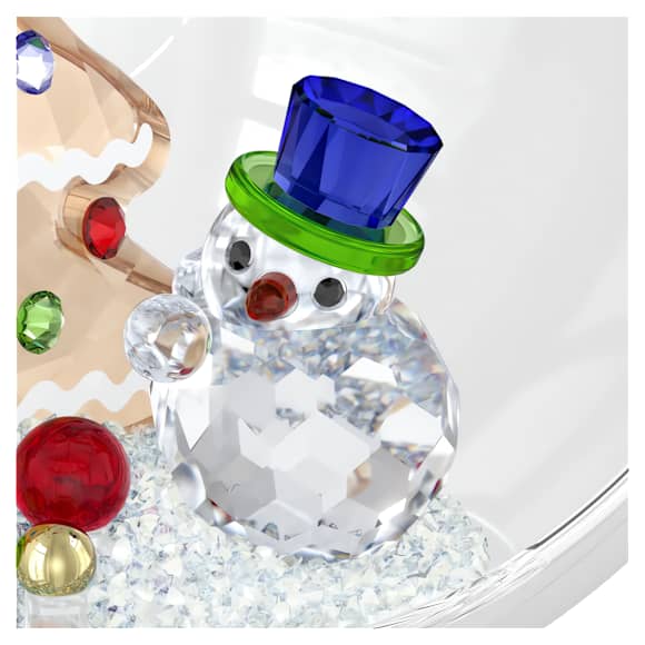 Holiday Cheers ツリーとスノーマン ボールオーナメント | Swarovski