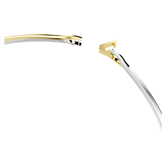 Hyperbola choker, Round cut, White, Mixed metal finish - Swarovski, 5702409