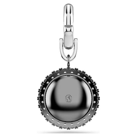 Charm Symbolica, Cygne, Noire, Métal rhodié - Swarovski, 5702700