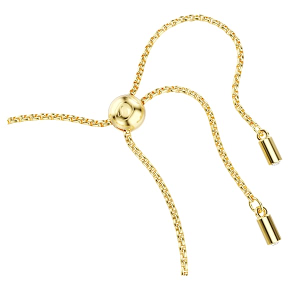 Imber Tennis karkötő, Vegyes körmetszések, Fehér, Aranytónusú bevonattal - Swarovski, 5705450