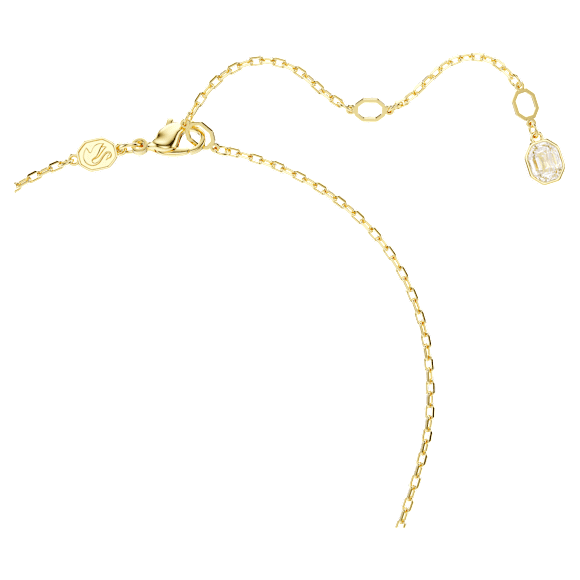Chroma pendant, Octagon cut, Green, Gold-tone plated - Swarovski, 5705580