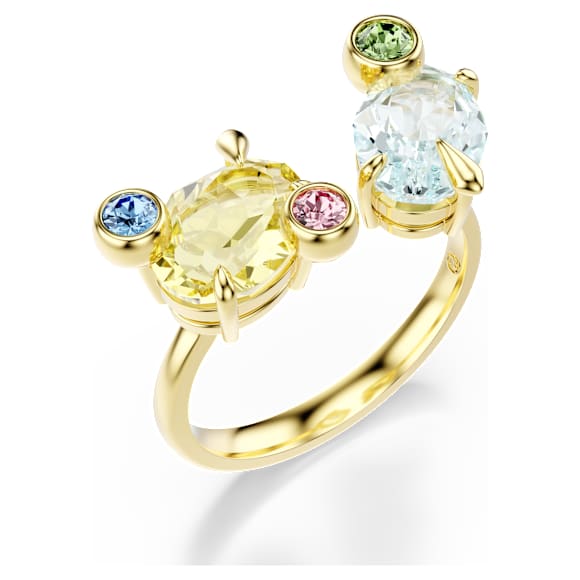 Gema 戒指, 套裝 (3), 混合式切割, 彩色, 18K 金飾面 - Swarovski, 5705811