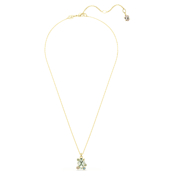Gema Kolye, Karışık kesimler, Çok renkli, 18k altın rengi yüzey - Swarovski, 5705816