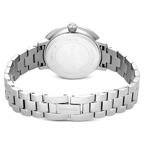 Watch, Swiss Made, Metal bracelet, Silver Tone, Stainless steel - Swarovski, 5706182