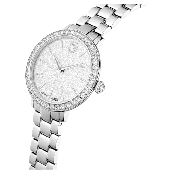 Watch, Swiss Made, Metal bracelet, Silver Tone, Stainless steel - Swarovski, 5706182