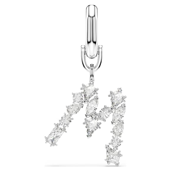 Charm Symbolica, M, Bianco, Placcato rodio - Swarovski, 5706329