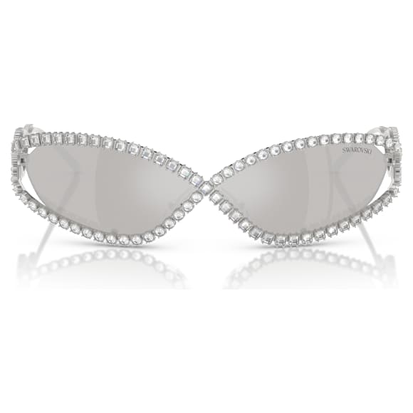 แว่นกันแดด, SK7024, โทนสีเงิน - Swarovski, 5706549