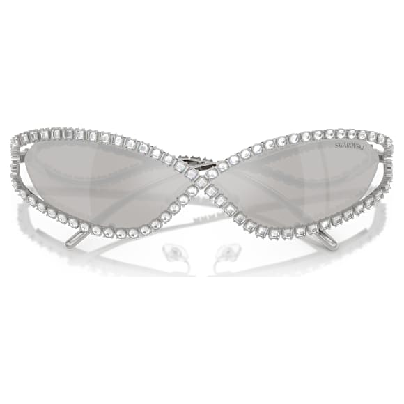 แว่นกันแดด, SK7024, โทนสีเงิน - Swarovski, 5706549