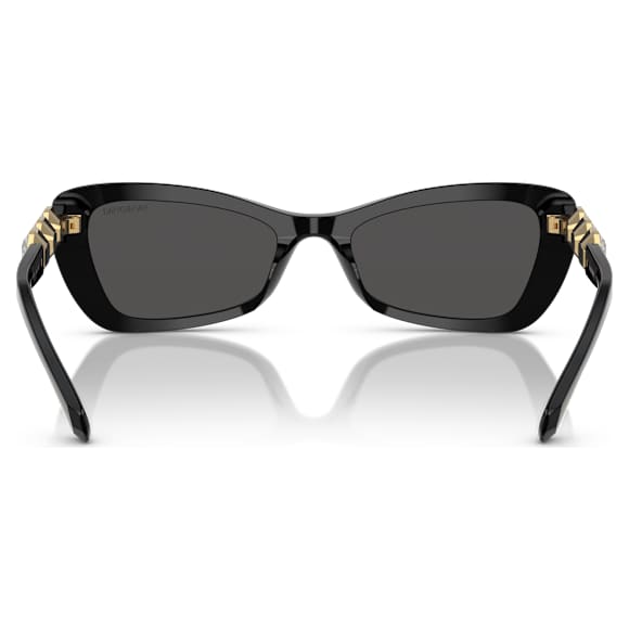 แว่นกันแดด, รูปทรงผีเสื้อ, SK6033, ดำ - Swarovski, 5706550