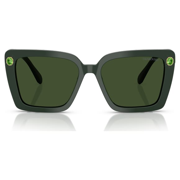 Sonnenbrille, Quadratische Form, SK6032, Grün - Swarovski, 5706555