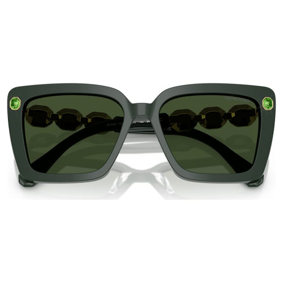 Sonnenbrille, Quadratische Form, SK6032, Grün - Swarovski, 5706555