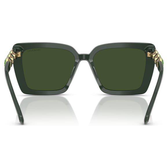 Sonnenbrille, Quadratische Form, SK6032, Grün - Swarovski, 5706555