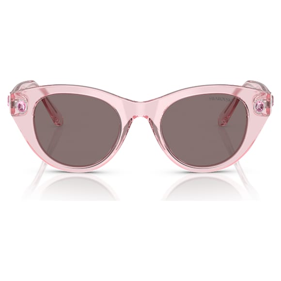 Sunglasses, Round shape, SK6025, Pink - Swarovski, 5706556
