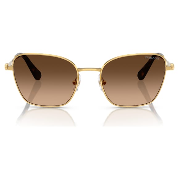 แว่นกันแดด, ทรงเหลี่ยม, SK7029, โทนสีทอง - Swarovski, 5706557