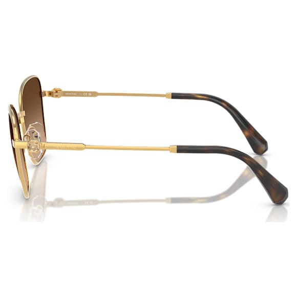 แว่นกันแดด, ทรงเหลี่ยม, SK7029, โทนสีทอง - Swarovski, 5706557